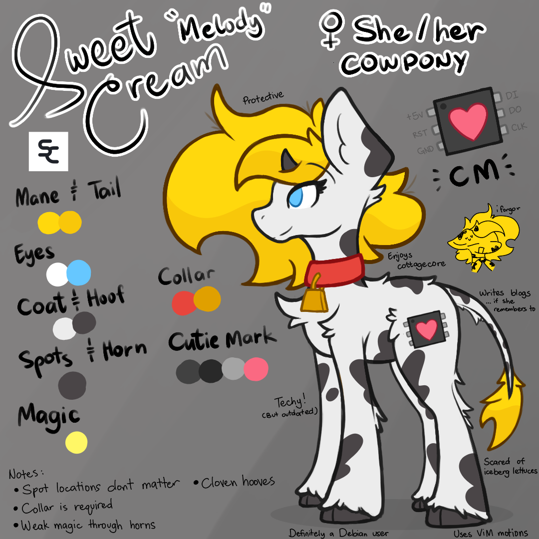 Melody's Character Reference Sheet